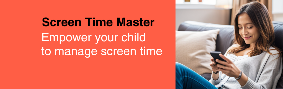 Young person with phone